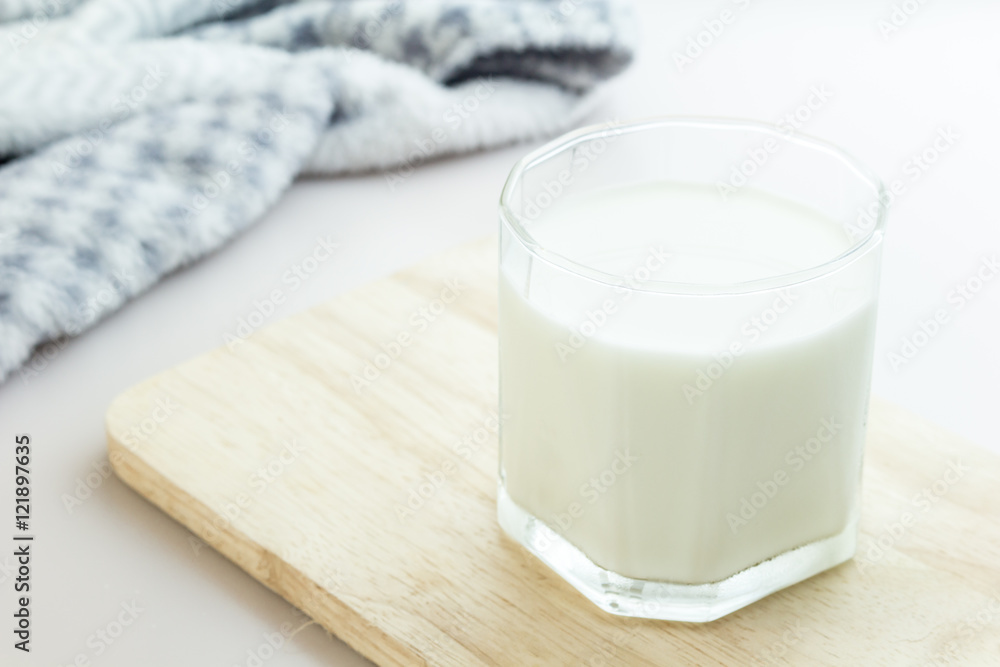 Glass with milk Glass with milk