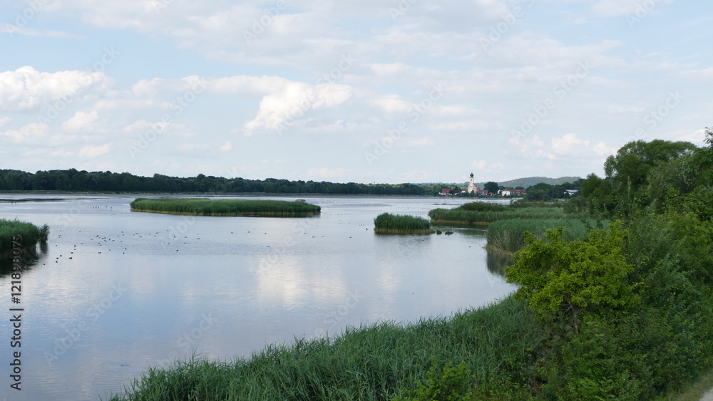 Fototapeta premium Echinger Stausee