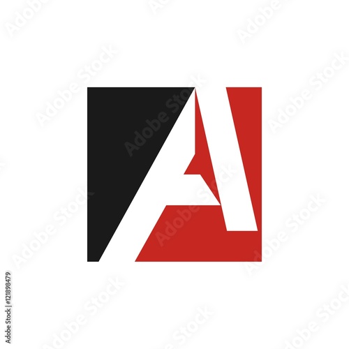 AA letter abstract logo design