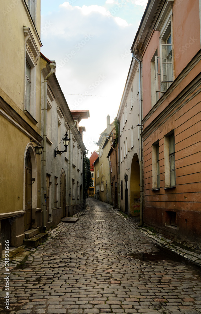 Fototapeta premium Straßen von Tallinn