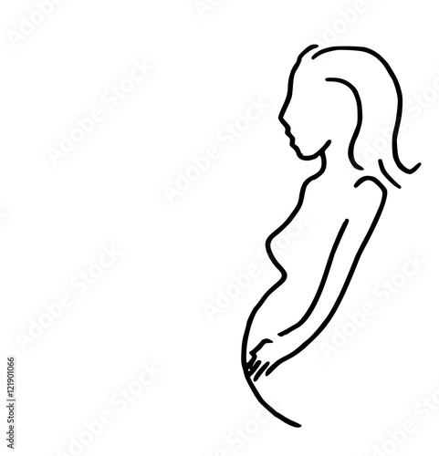 Zwangere vrouw photo