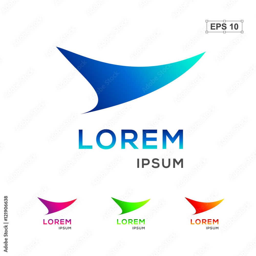 Abstract logo design template,Fly arrow or plane logo Abstract logo design template,Fly arrow or plane logo