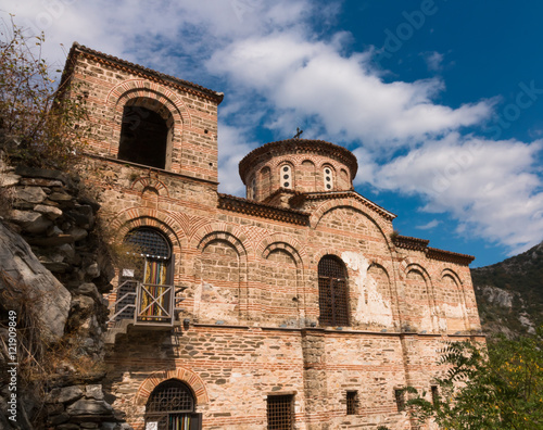 Asen's Fortress in the  Rhodope Mountains, Bulgaria photo