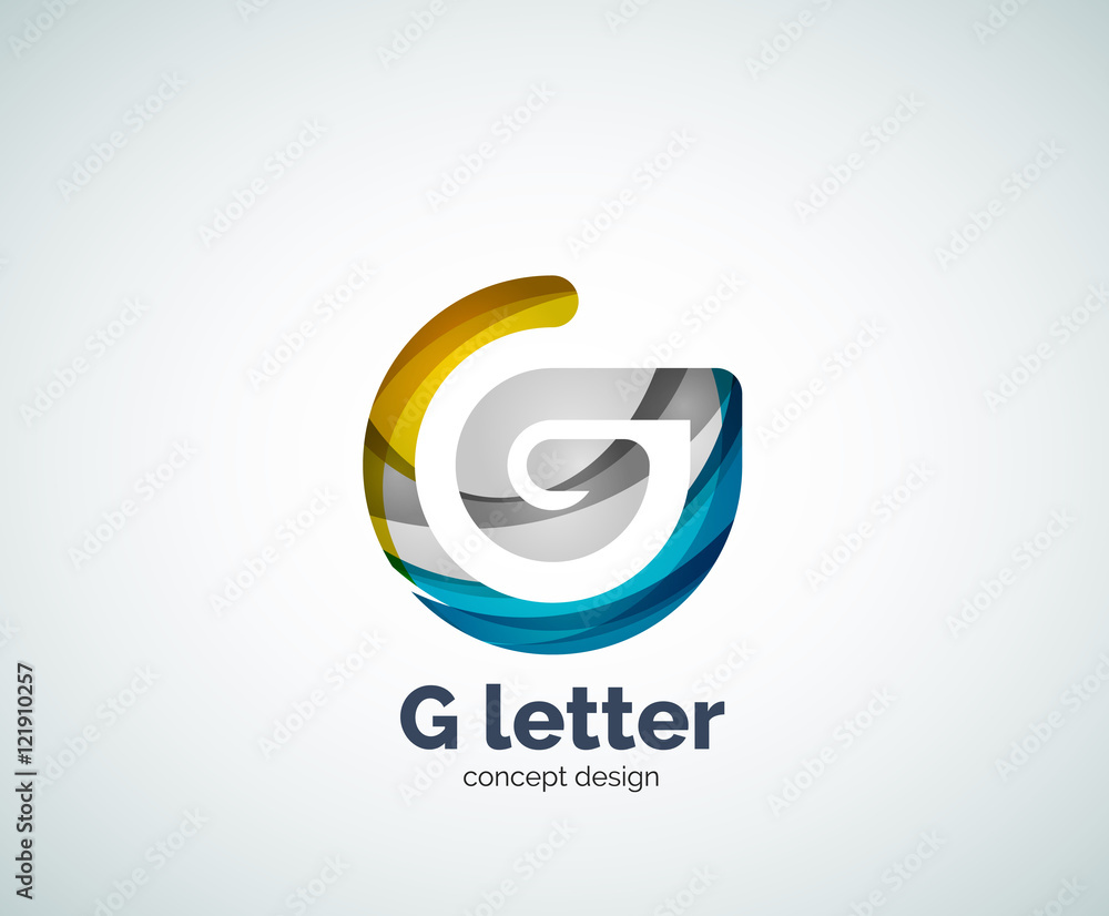 Obraz premium G letter logo icon