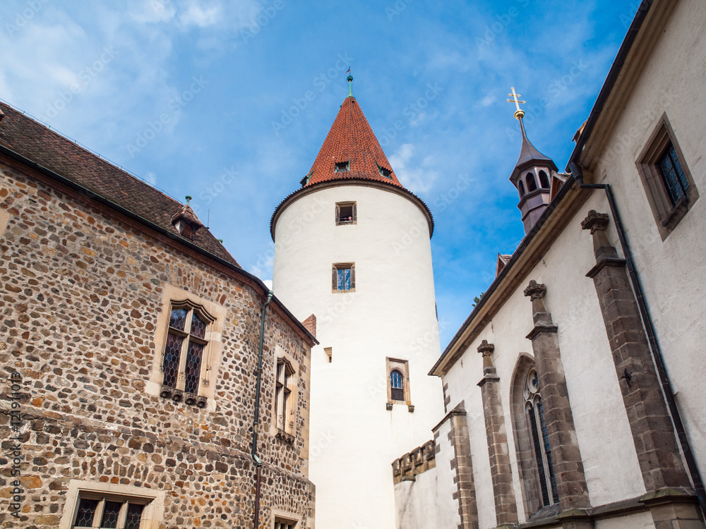 Great Tower of Krivoklat Castle in Czech Republic