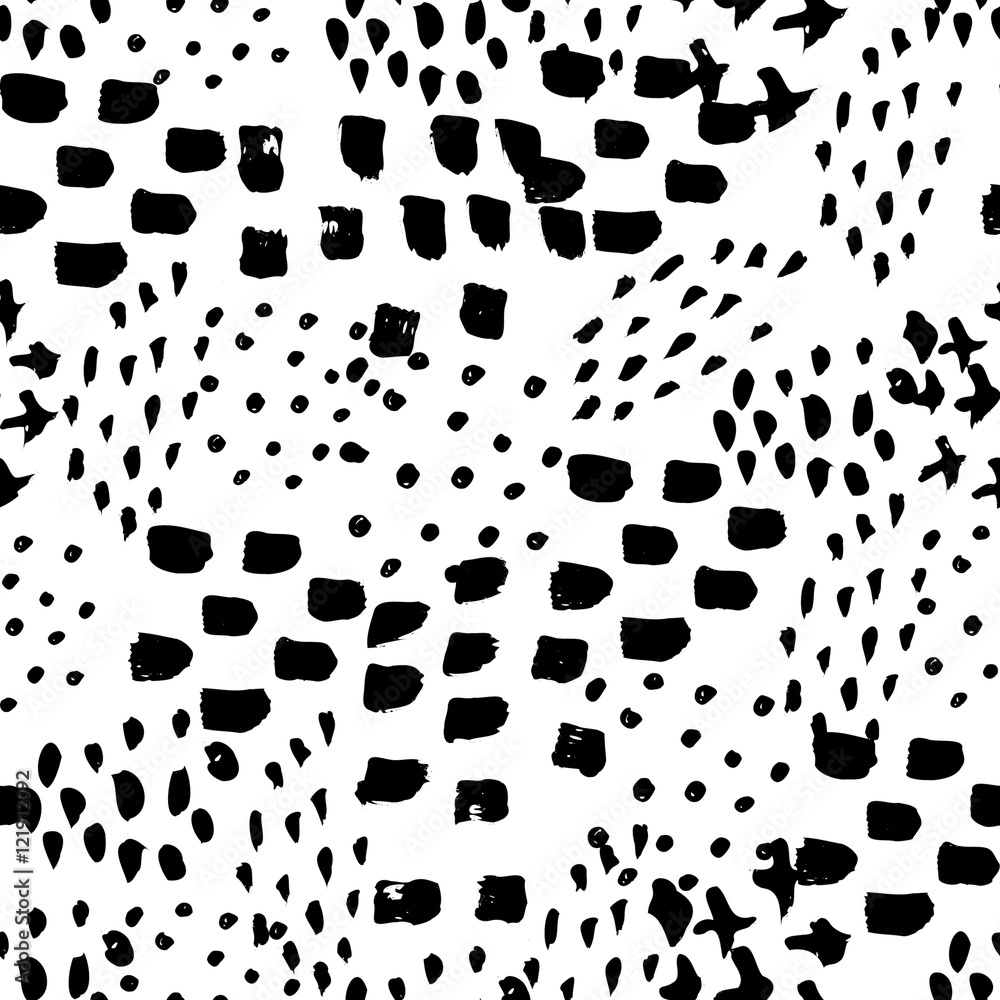 Hand Drawn Abstract Seamless Pattern Hand Drawn Abstract Seamless Pattern