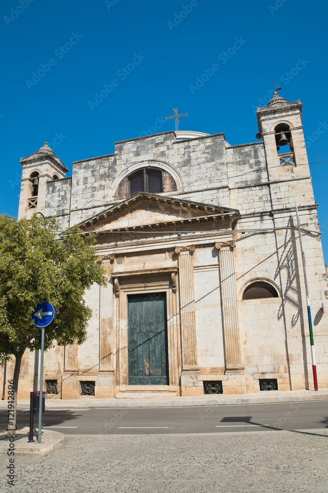 Church of Carmine. Rutigliano. Puglia. Italy. 