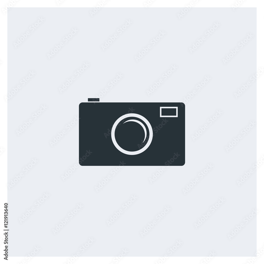 Camera flat icon, image jpg, vector eps, flat web, material icon, icon with grey background Camera flat icon, image jpg, vector eps, flat web, material icon, icon with grey background