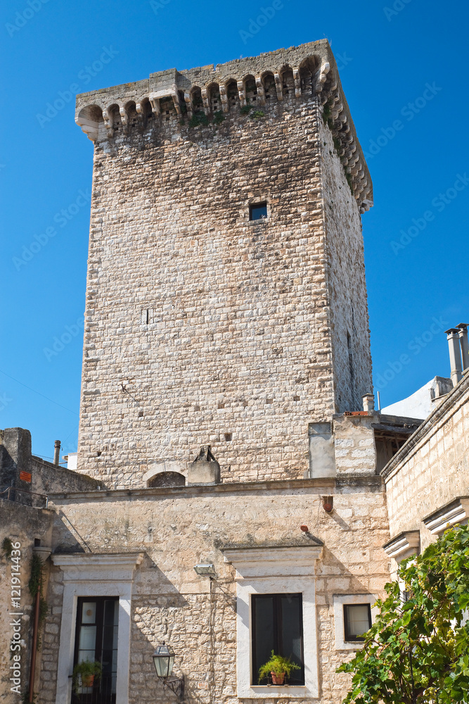 Norman castle. Rutigliano. Puglia. Italy. 