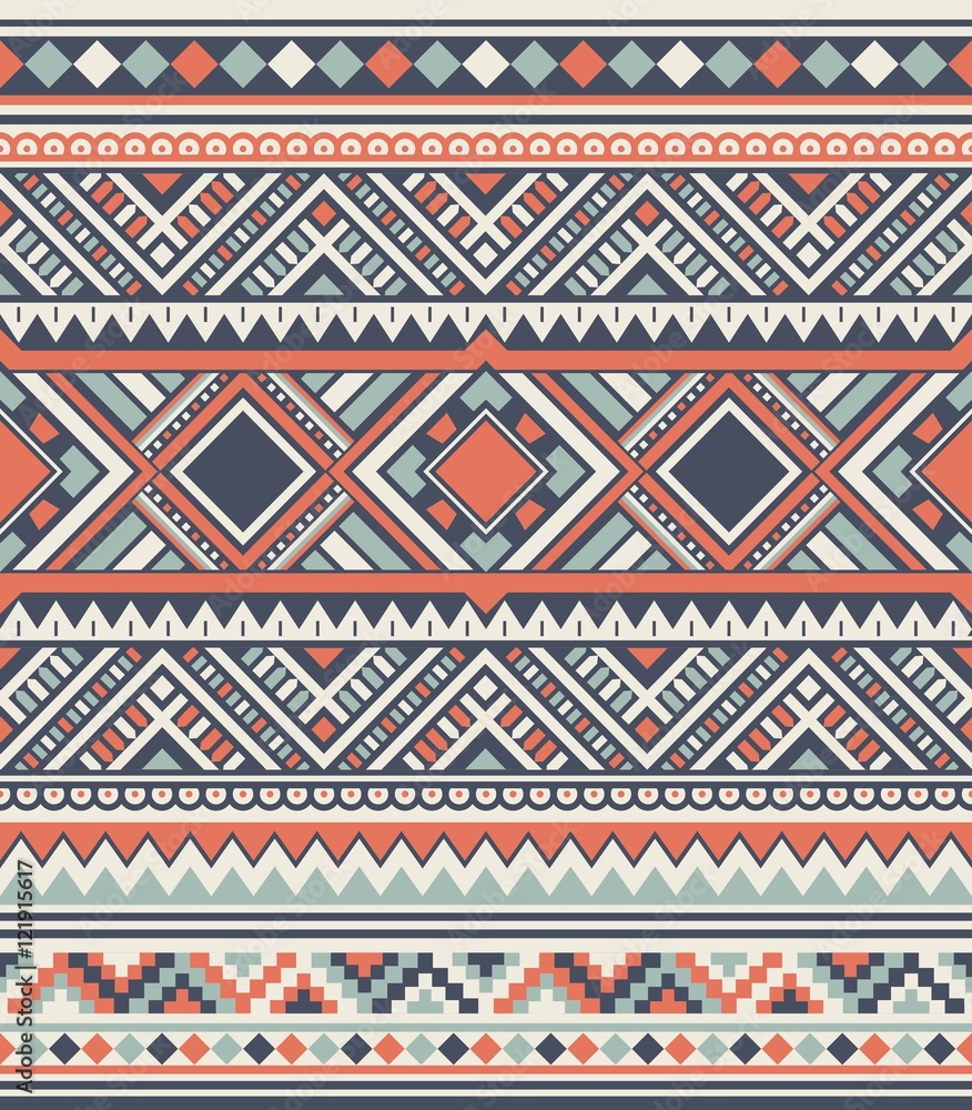 Ethnic Tribal pattern textures. Ornament for the design of clothing Vector Pattern Abstract geometric pattern. Native American Abstract pattern