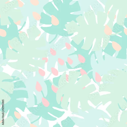 Tapety Bezproblemowa tropikalny wzór