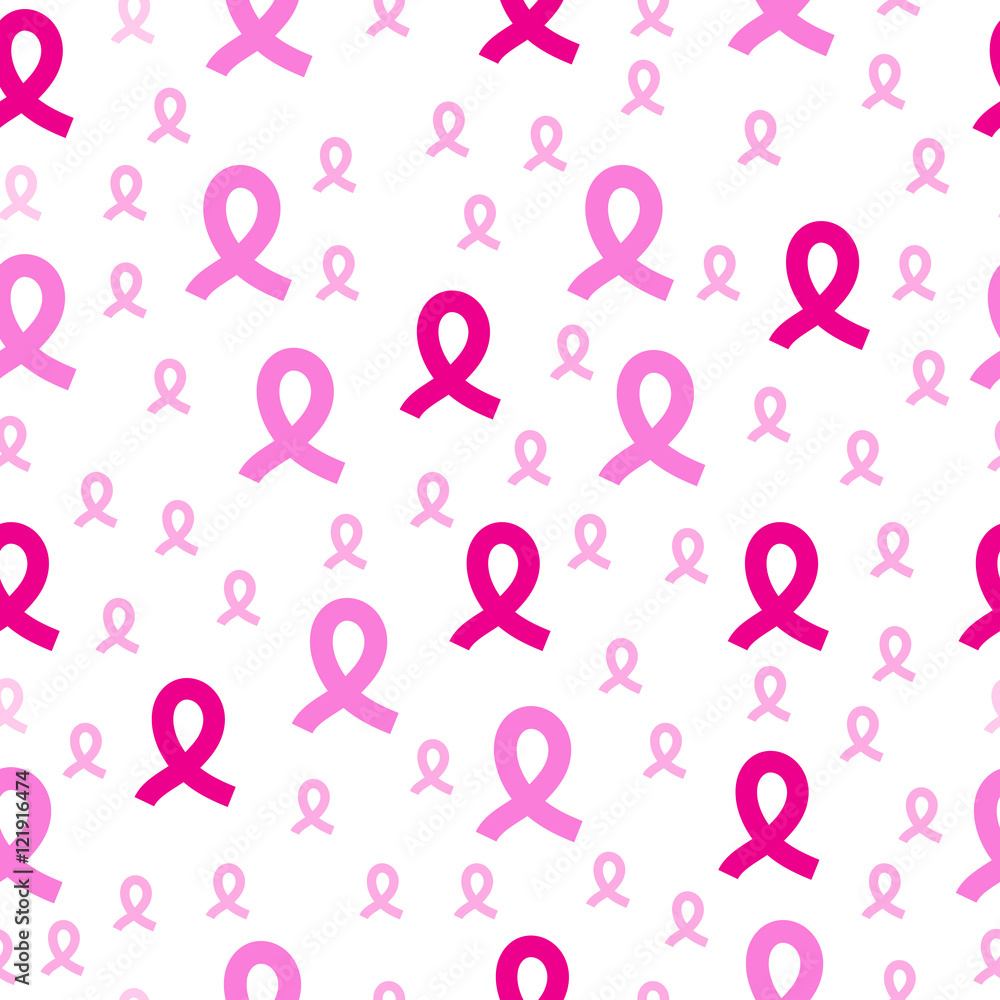 Breast Cancer Awareness Ribbon Background