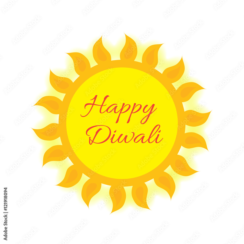 Happy Diwali Indian Festival of Lights. Diwali greeting card, invitation. Vector illustration Happy Diwali Indian Festival of Lights. Diwali greeting card, invitation. Vector illustration
