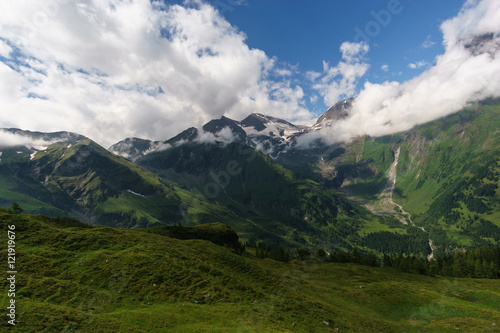 View from Grossglockner alpine road