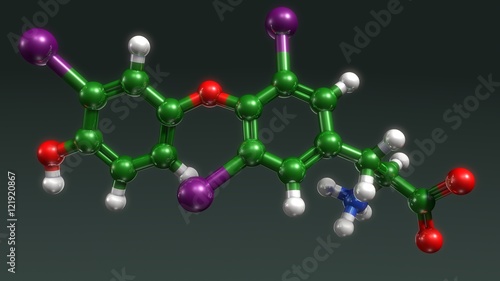 Triodothyronine structure photo