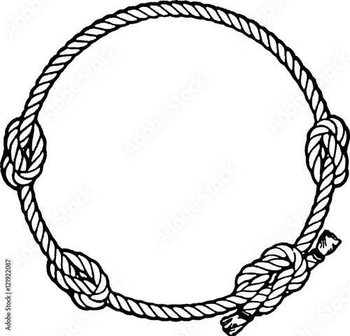 Vintage illustration rope