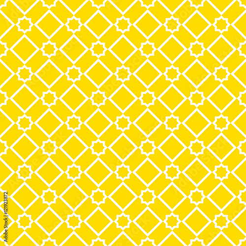 seamless abstract yellow tile pattern.