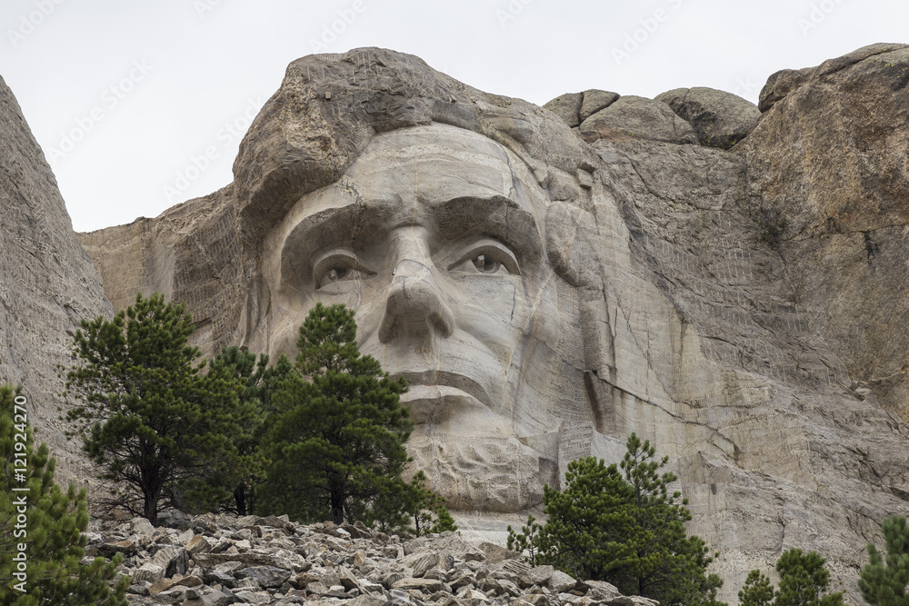 Abraham Lincoln On Mount Rushmore