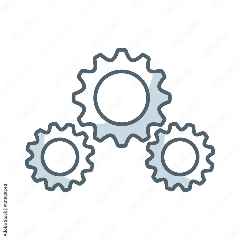 gear settings isolated icon vector illustration design gear settings isolated icon vector illustration design