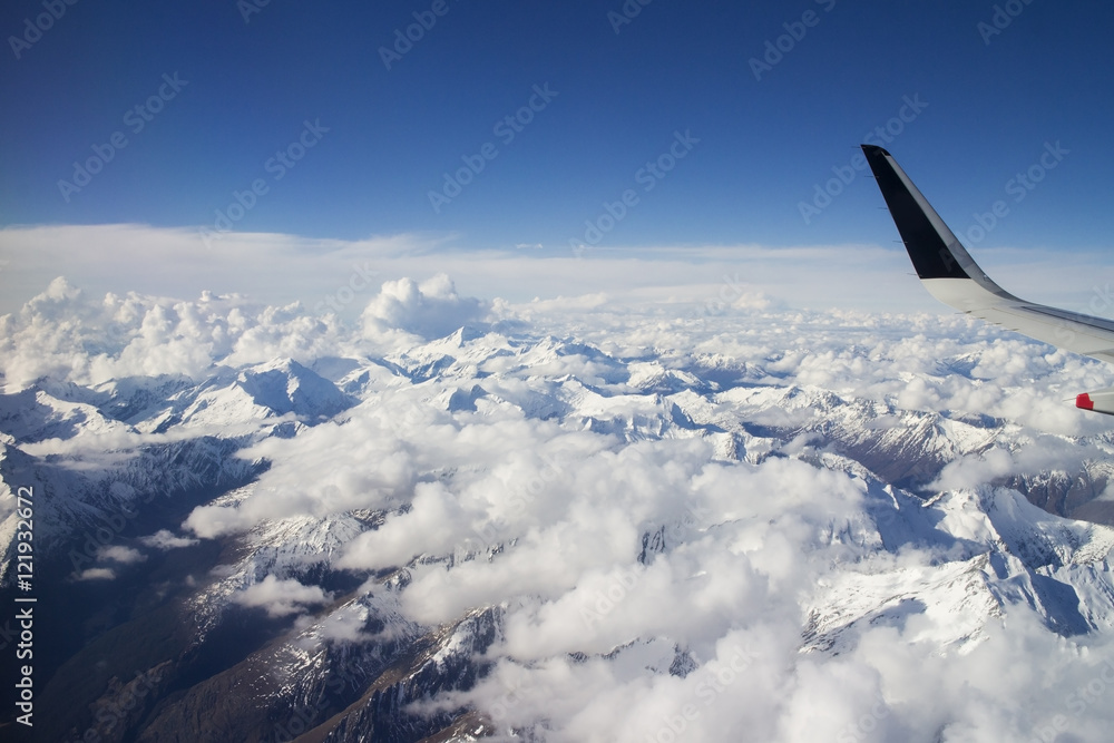 Mountain view form airplane Mountain view form airplane