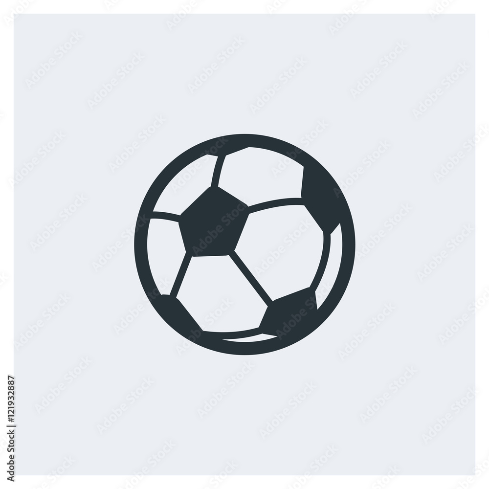 Soccer ball icon, image jpg, vector eps, flat web, material icon, icon with grey background Soccer ball icon, image jpg, vector eps, flat web, material icon, icon with grey background