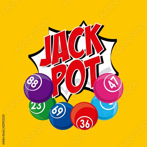 jack pot casino game icon vector illustration design