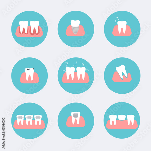 Types of dental clinic services. Stomatology and dental procedur
