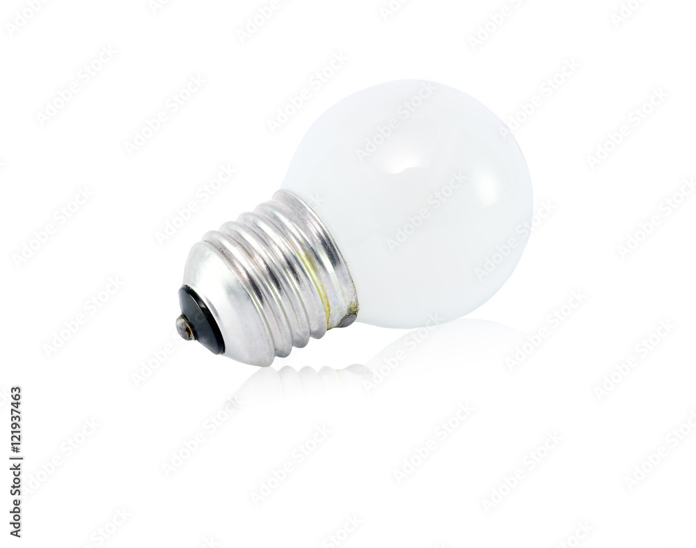 Incandescent lamp isolated on white background Incandescent lamp isolated on white background