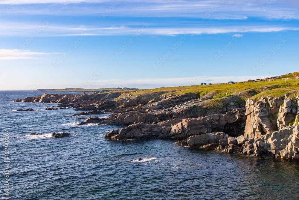 Rocky coastline near Cape Bonavista, Newfoundland Rocky coastline near Cape Bonavista, Newfoundland