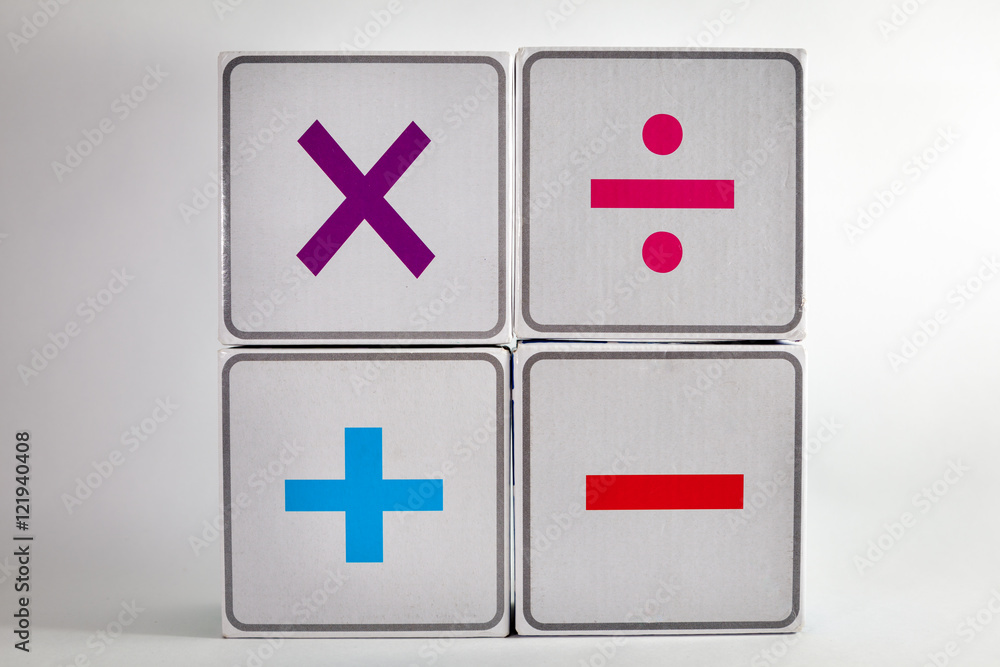 Obraz premium caculation symbols in finance