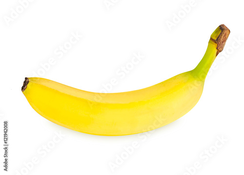 fresh tasty banana isolated on white background / Frische Banane isoliert auf weiß