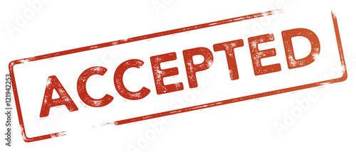 Rubber Stamp - ACCEPTED