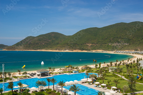 Five star Vinpearl resort view at Nha Trang, Vietnam