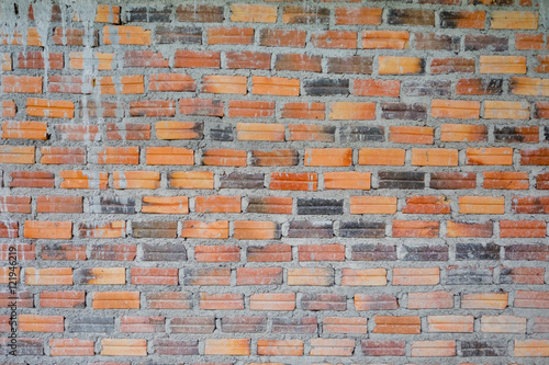 brick wall with cement texture background