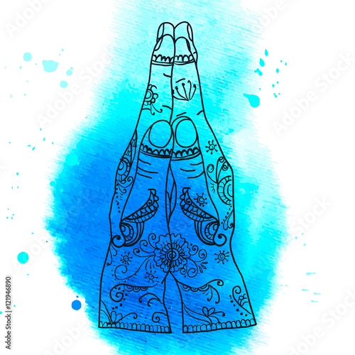 Element yoga mudra hands namaste
