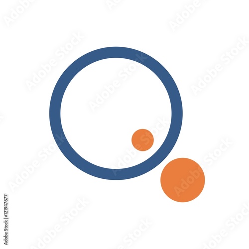 Q letter initial logo design