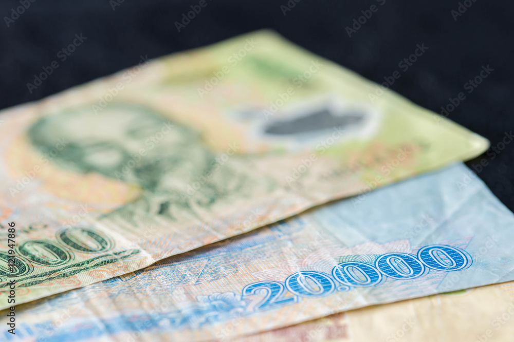 Fototapeta premium Background from banknotes. Vietnamese Dong