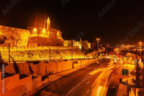 Walls of Ancient City, Jerusalem, Israel