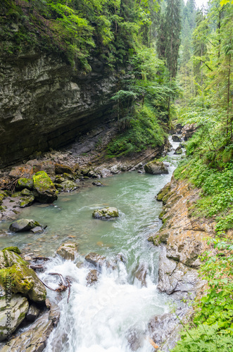 Rocks in the ravine Breitachklamm (Oberstdorf, Germany)