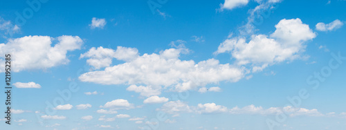 blue sky with cloud closeup © klagyivik