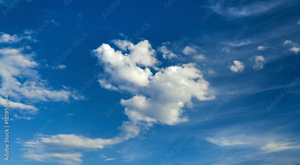 Blue Sky with white clouds Blue Sky with white clouds