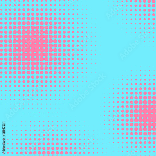 Abstract Creative concept vector comics pop art style blank layout template with clouds beams and isolated dots pattern on background. For Web and Mobile Applications, illustration template design