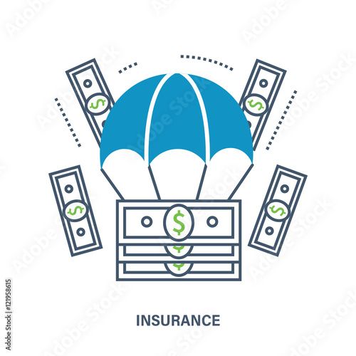 Insurance Services concept of vector illustration