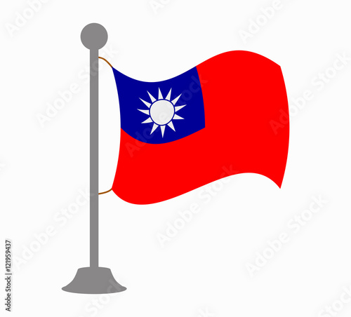 taiwan flag mast