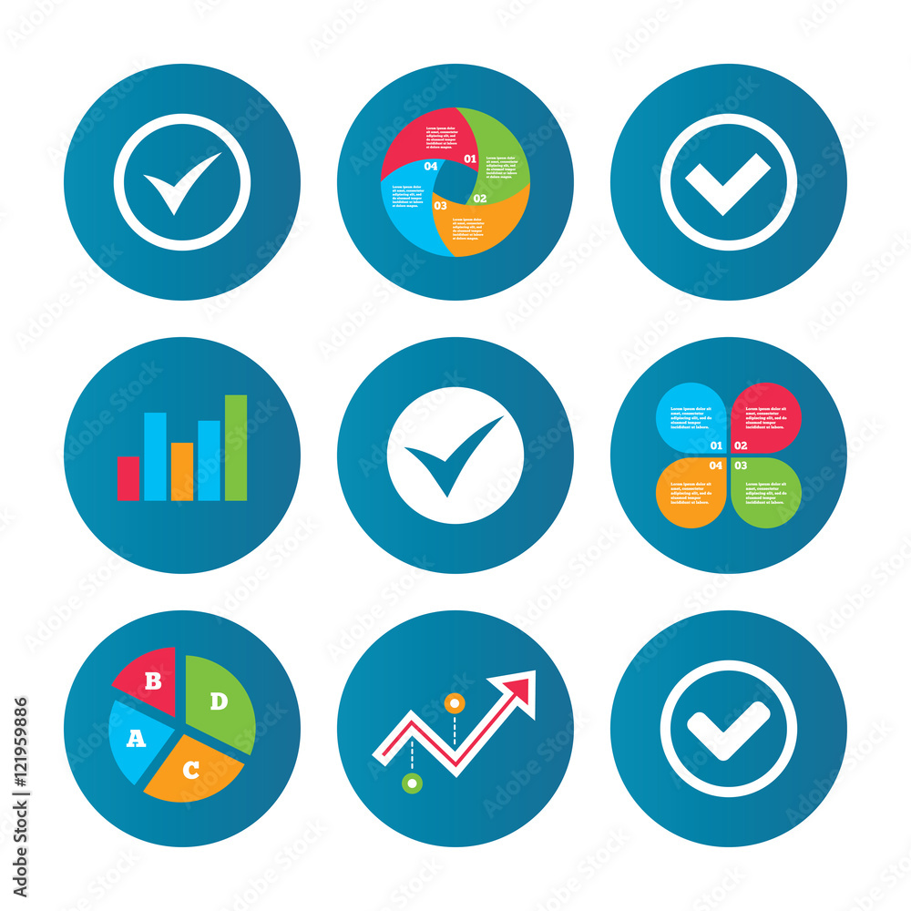 Check signs. Checkbox confirm icons. Check signs. Checkbox confirm icons.