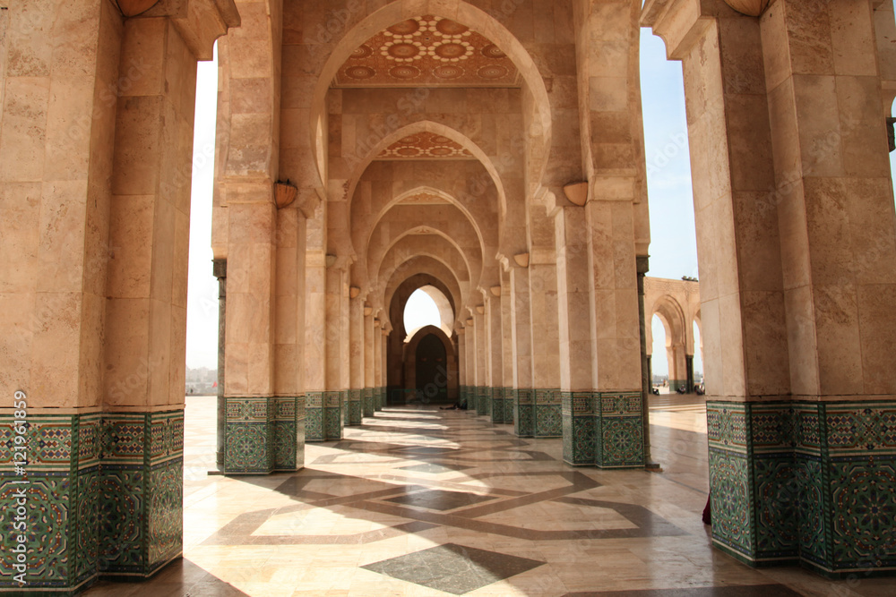 la mosquée hassan 2  casablanca maroc belles arches islamic architecture