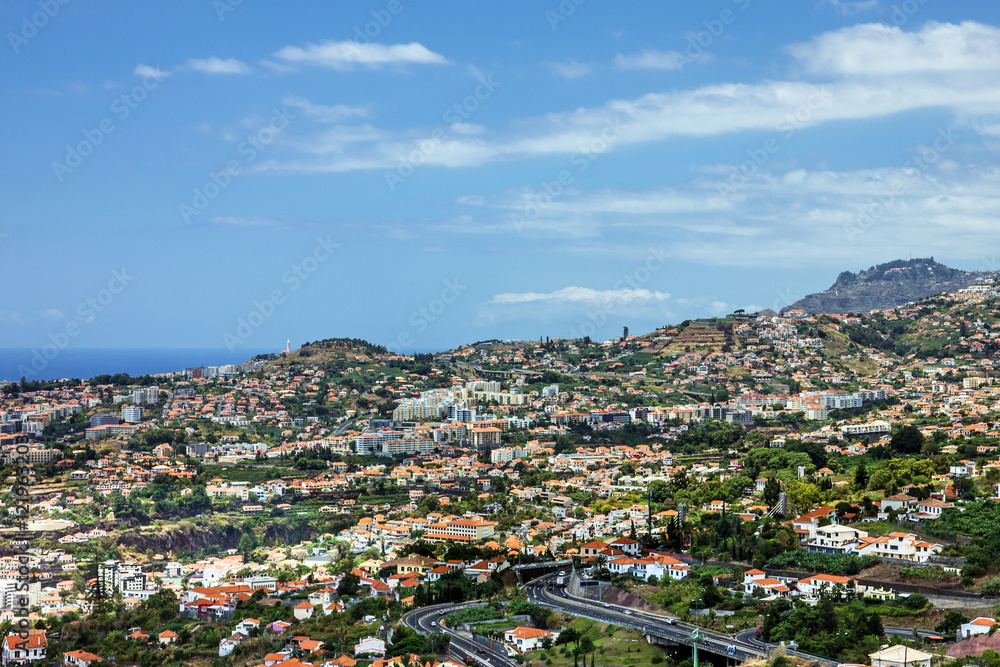 Madeira island landscape, Funchal, Portugal
