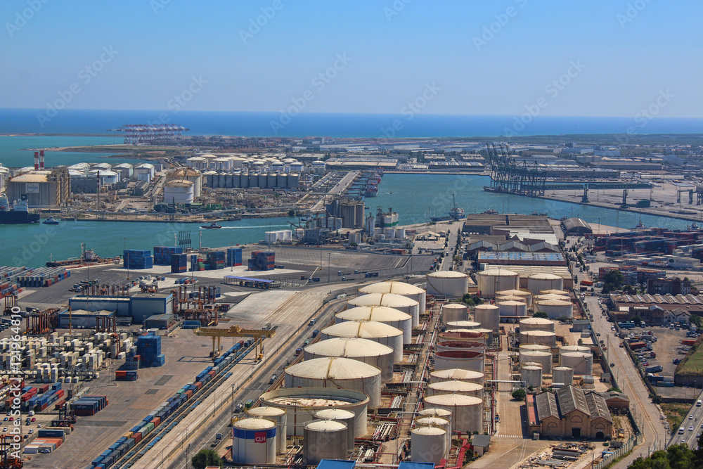 Fototapeta premium port de Barcelone