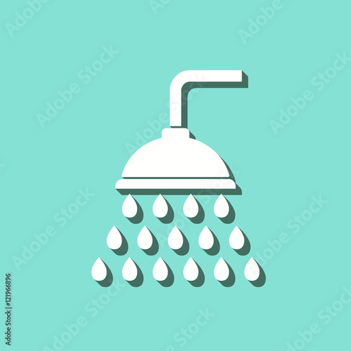 Shower - vector icon.