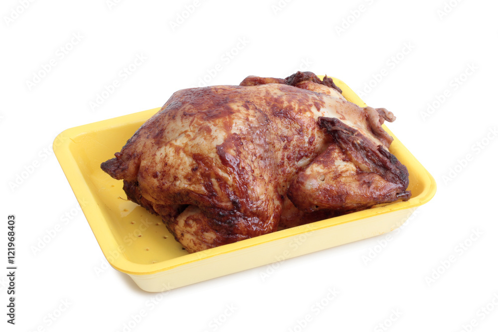 Piece of raw chicken meat on a white background Piece of raw chicken meat on a white background